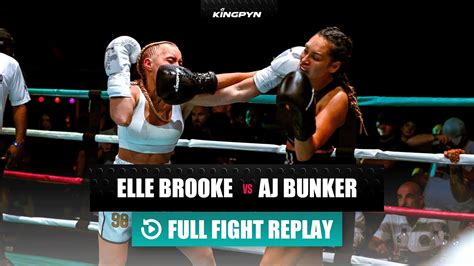 ellebrook|Elle Brooke Vs AJ Bunker Official Full Fight .